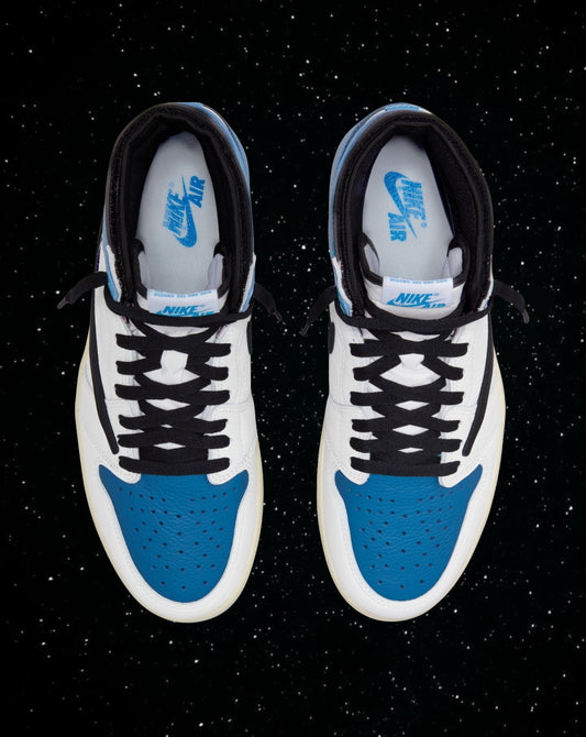 Travis Scott X fragment Jordan 1 high