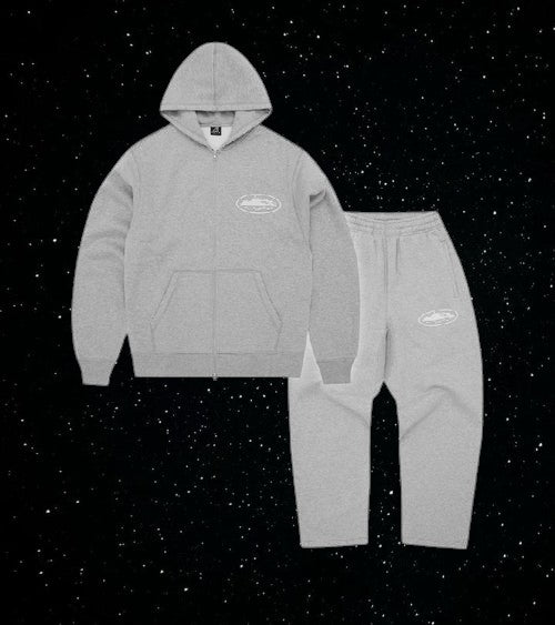 Corteiz superior royal track suit - grey