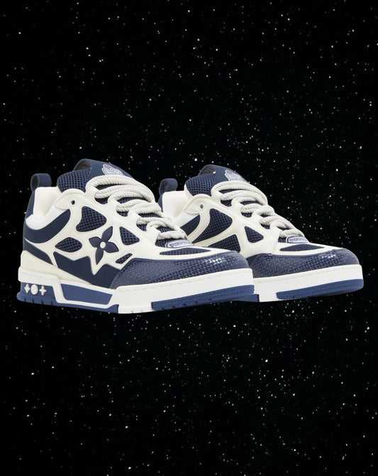 LV skates (blue and white)