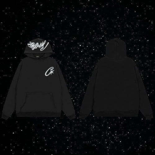 Corteiz c star hoodie - black