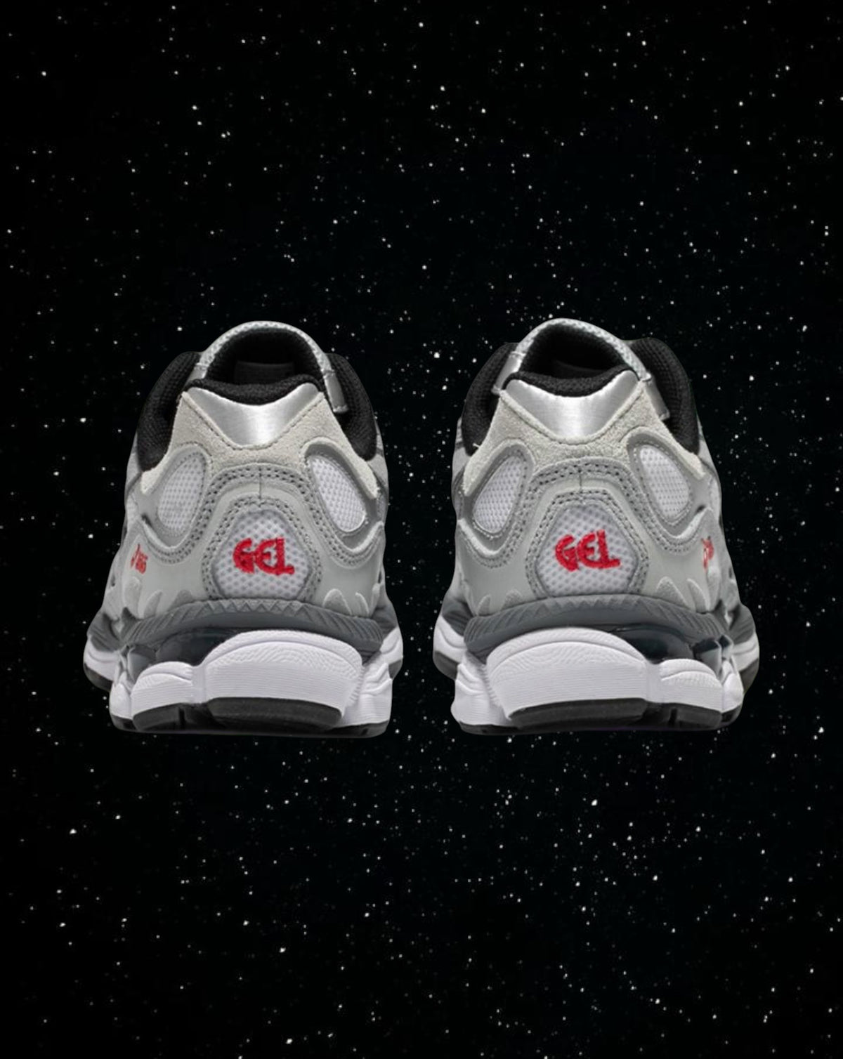 Asics gel NYC “white steel grey”