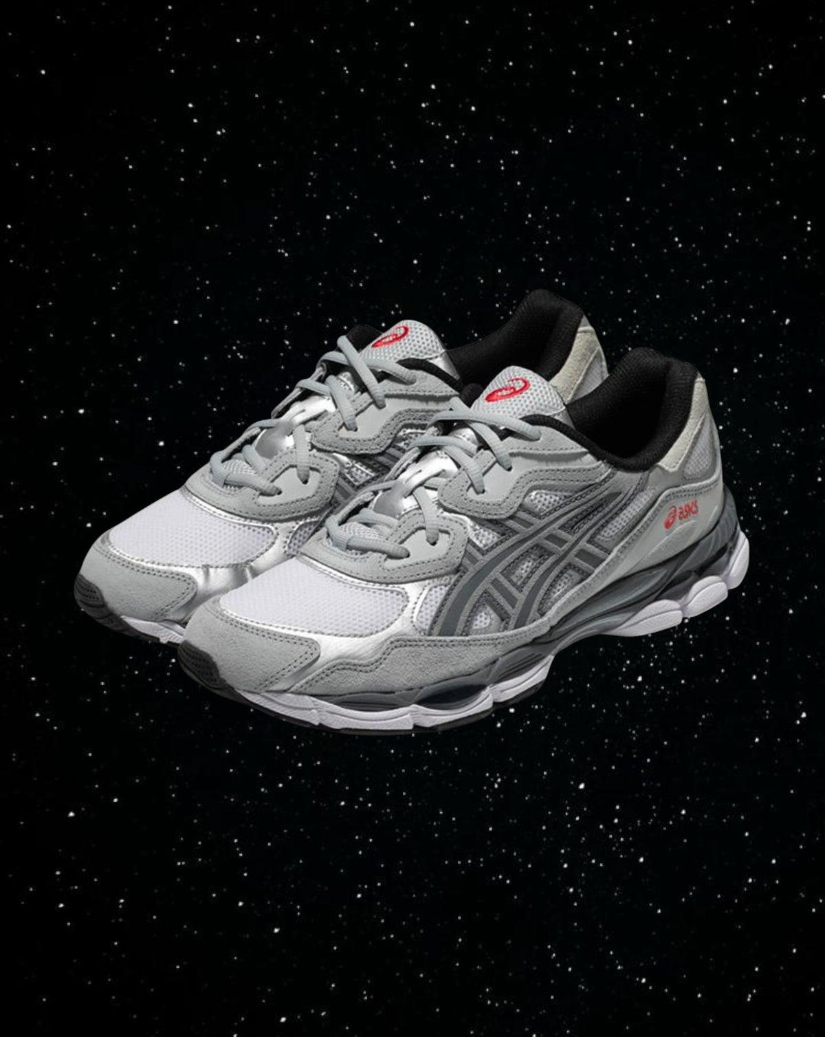 Asics gel NYC “white steel grey”