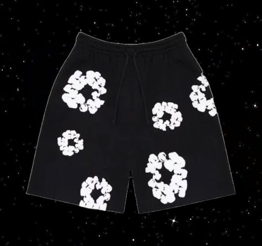 Denim tears shorts (black & white)