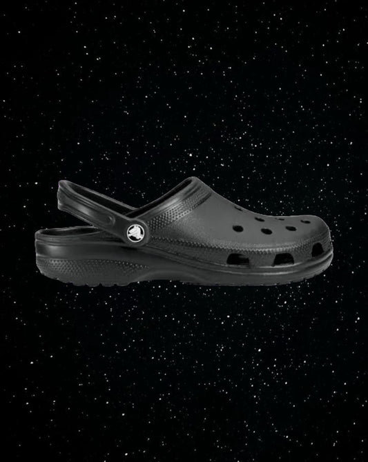 Classic black crocs
