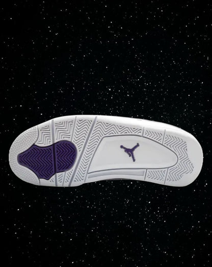 Jordan 4 purple metallic