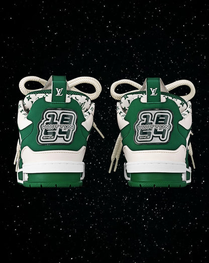 Lv skates “green” and white
