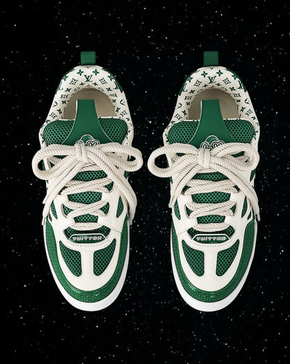 Lv skates “green” and white
