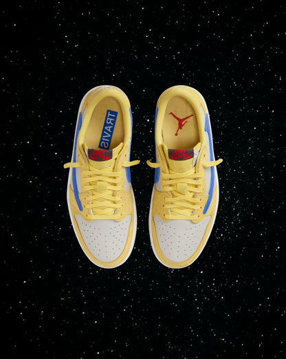 Travis scott jordan 1 low canary