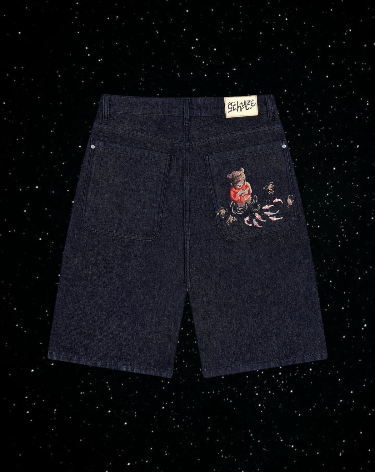 Derschutze “koi fish” jorts