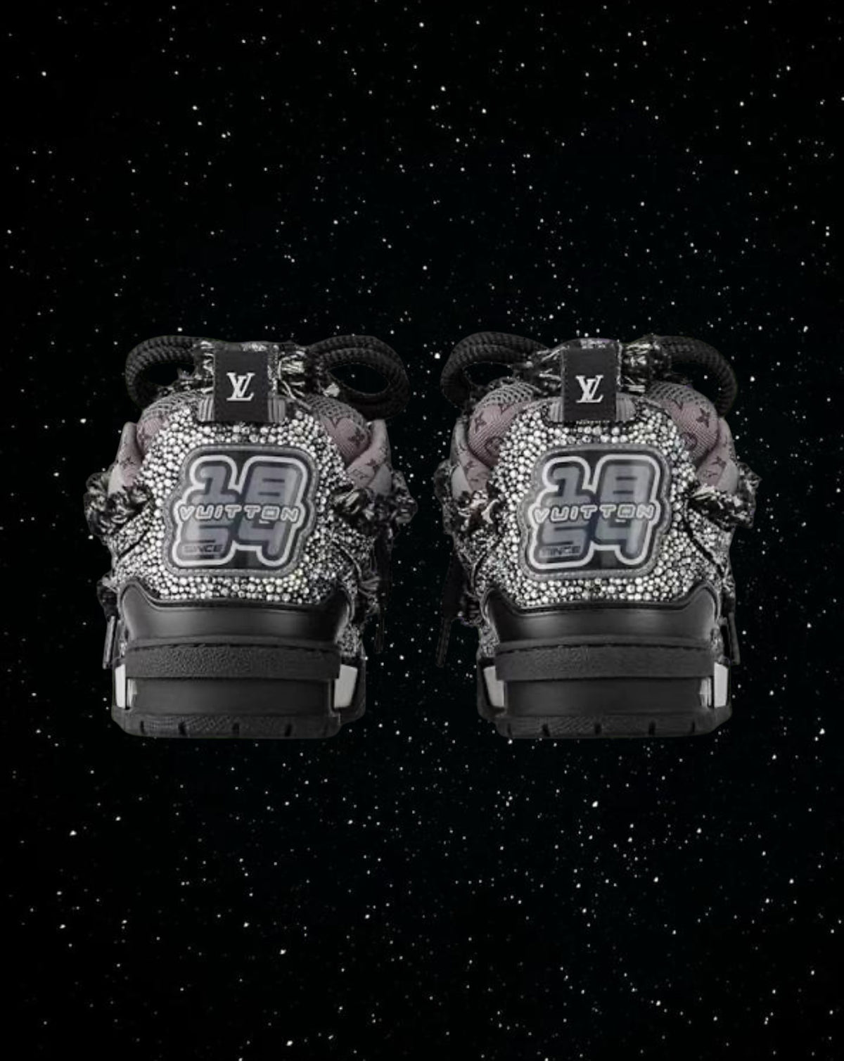 Lv skates “swarovski”