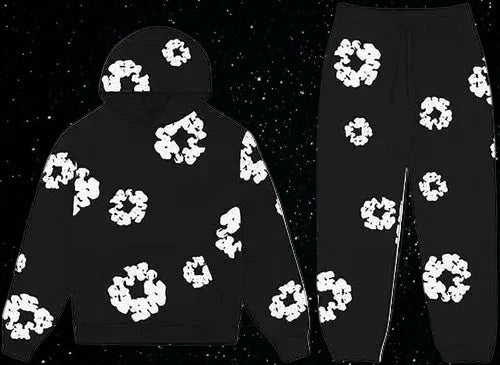 Denim tears tracksuit - black