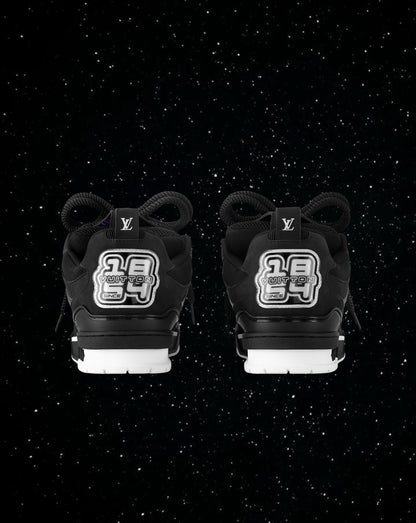 LV skates black and white