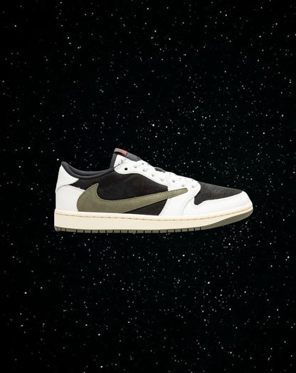 Jordan 1 low X travis scott olive