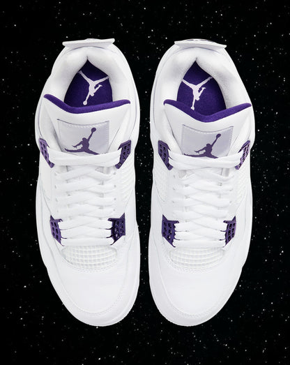 Jordan 4 purple metallic