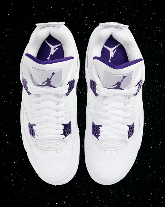Jordan 4 purple metallic