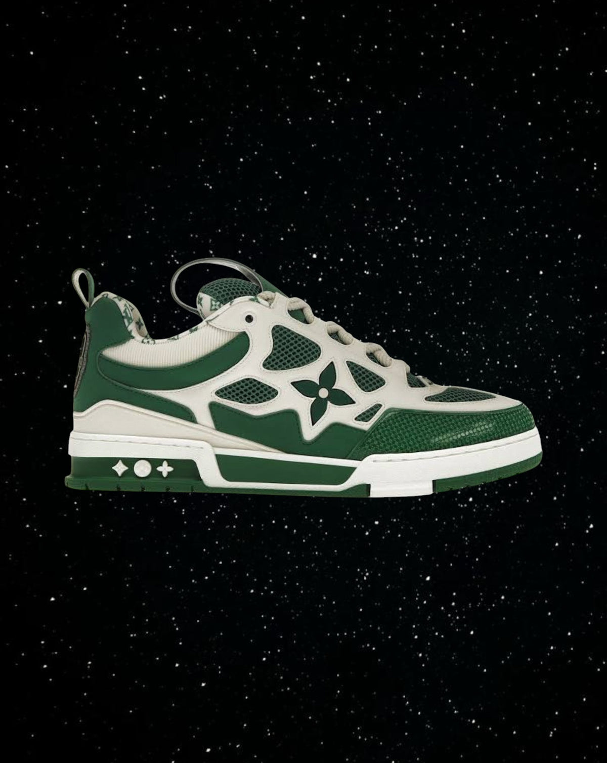 Lv skates “green” and white