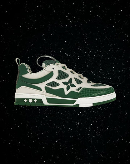 Lv skates “green” and white