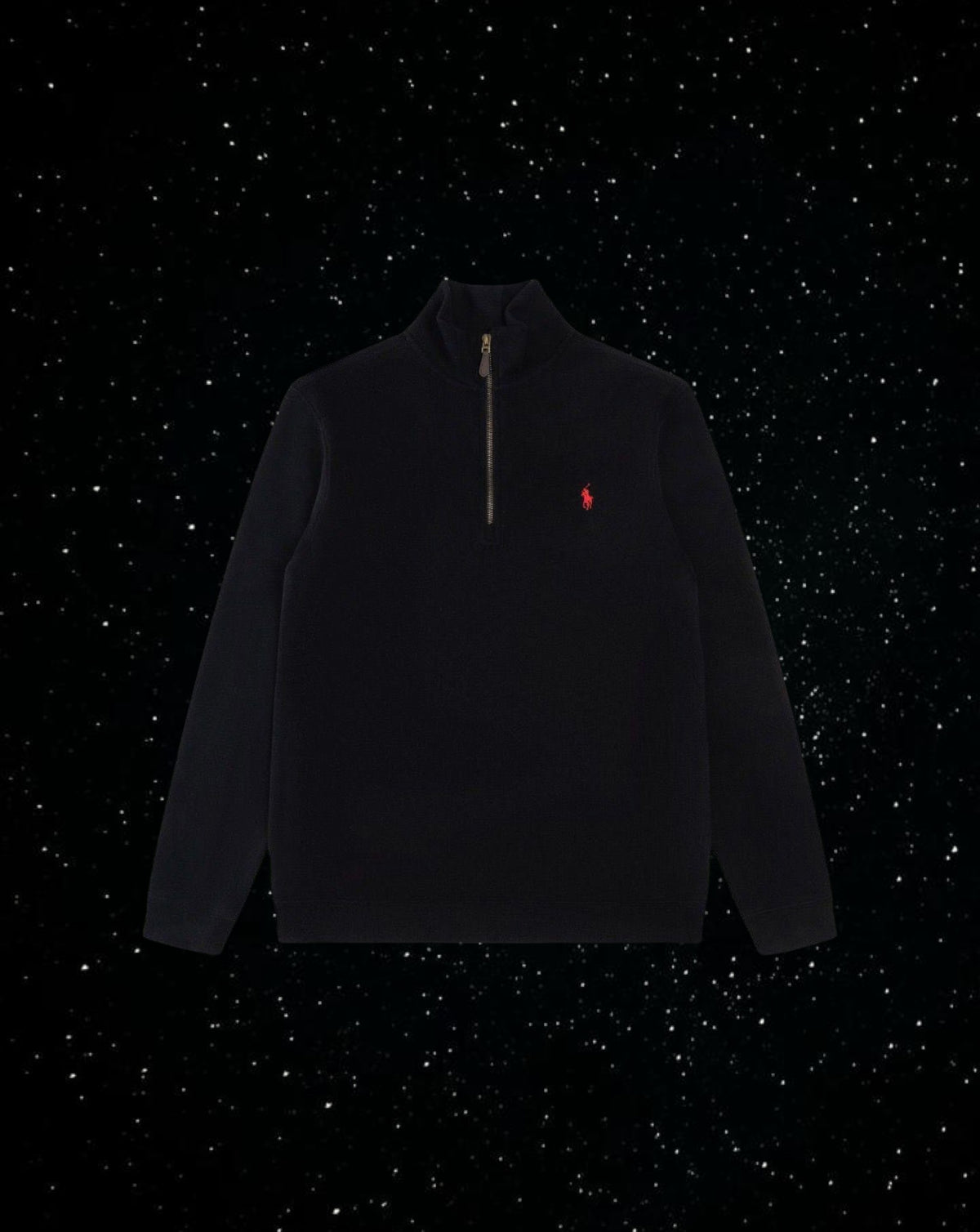 Ralph lauren quarter zip “ black”