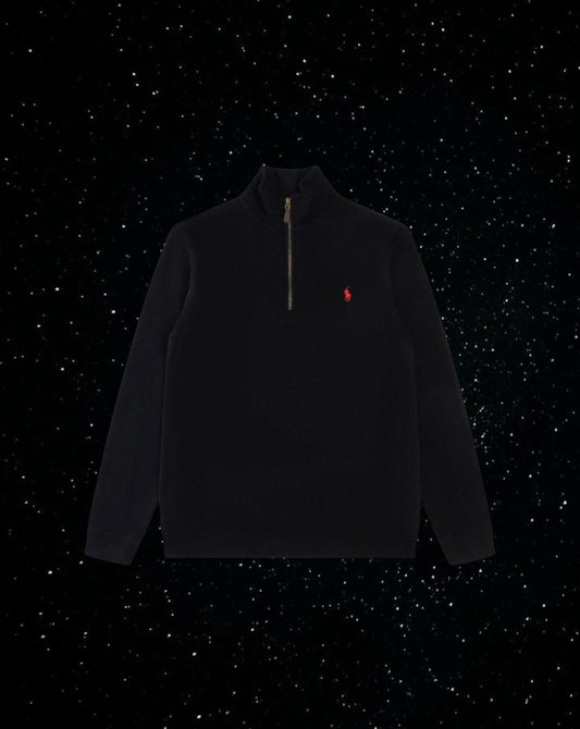 Ralph lauren quarter zip “ black”