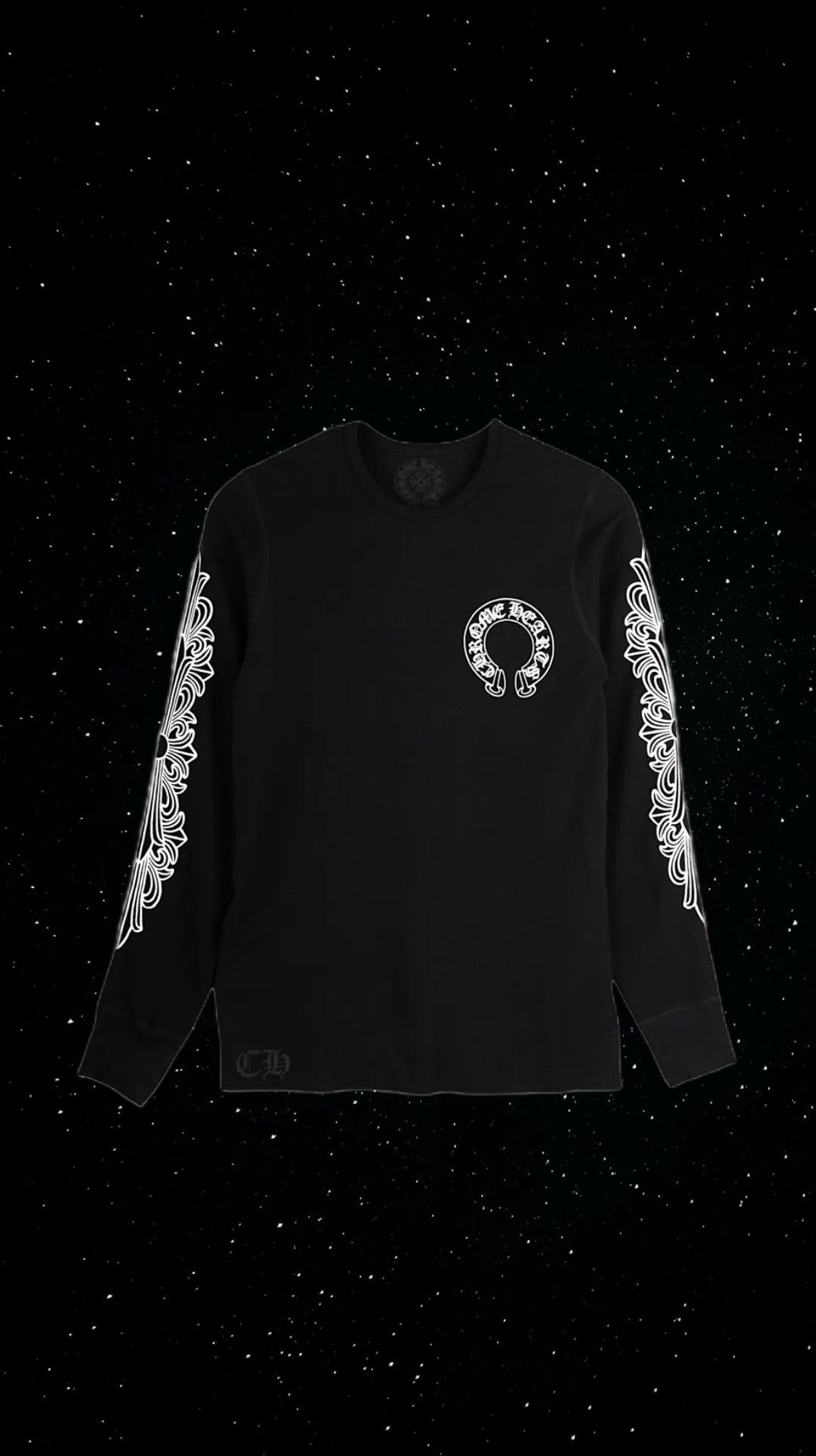Chrome hearts long sleeve “black and white”