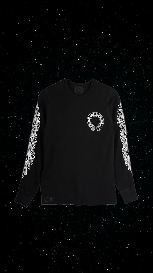 Chrome hearts long sleeve “black and white”