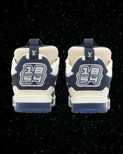 LV skates (blue and white)