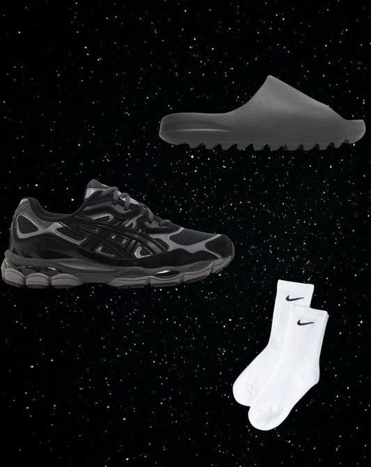 Asics gel NYC combo “black graphite”