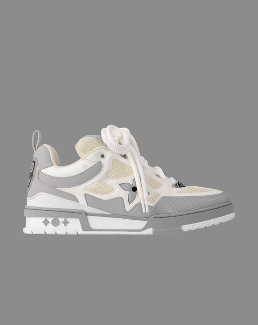 LV skates grey and white