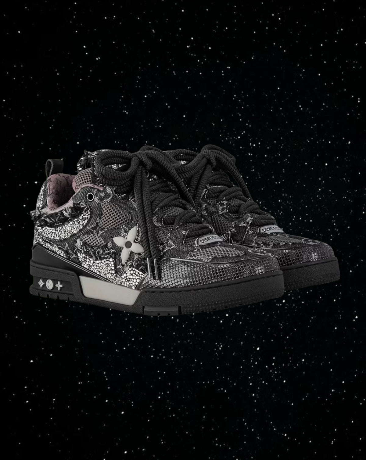 Lv skates “swarovski”