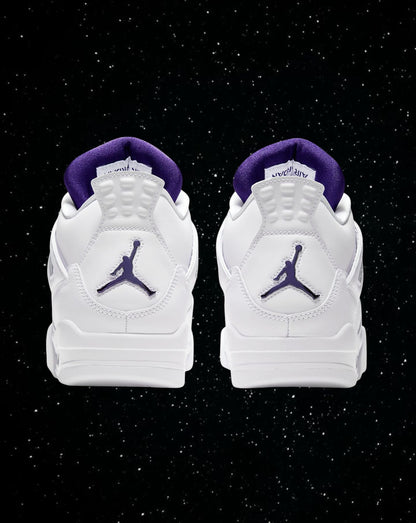 Jordan 4 purple metallic