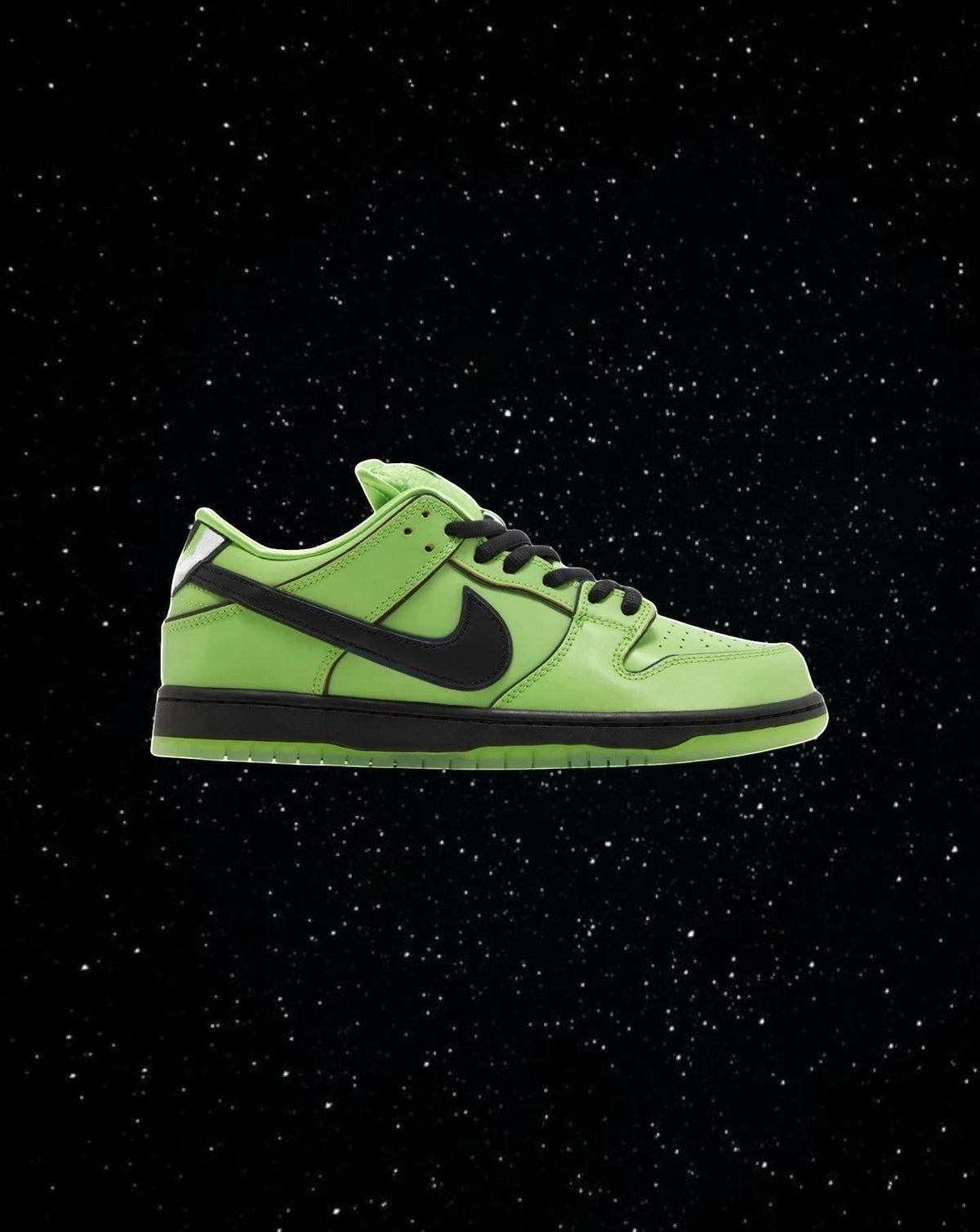 Powerpuff girls X Nike sb dunks (buttercup)